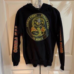 Kids Black Cobra Kai Hoodie